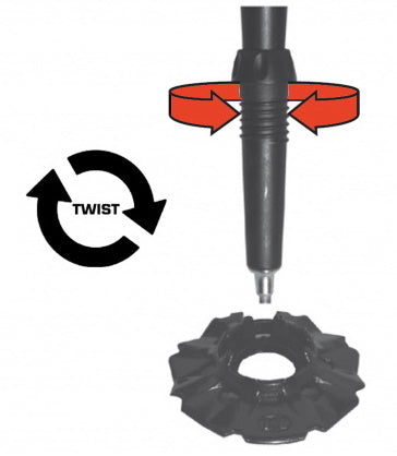 TSL Connect Carbon 3 Light ST Twist Trekking Poles