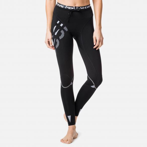 Rossignol Infini Compression Race Tights Onyx Grey Base layer  bottoms/thermal leggings : Snowleader